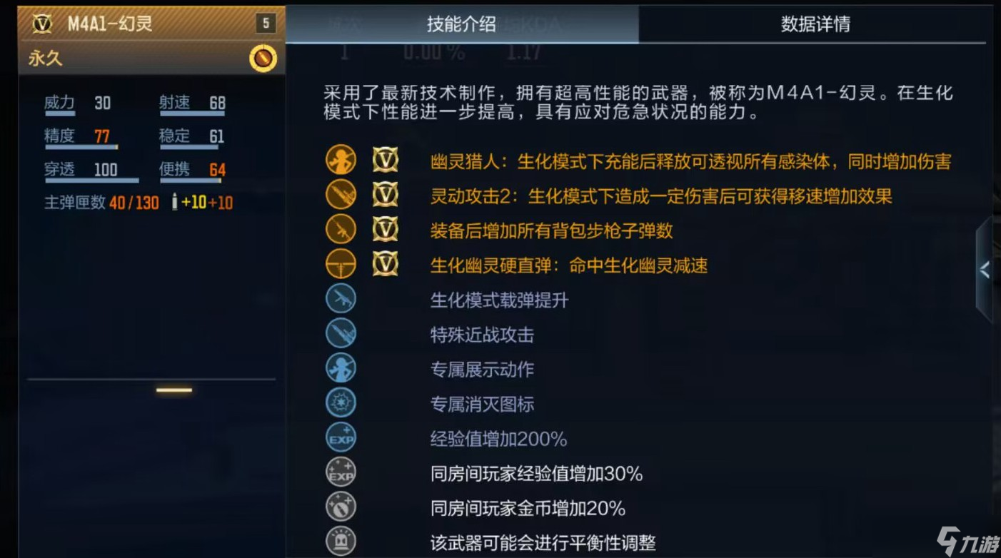 M4A1-幻灵双模式实战解析，幽灵猎人+灵动攻击2技能表现出色