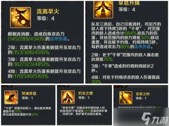 山海幻境灼烧暴击流阵容搭配攻略