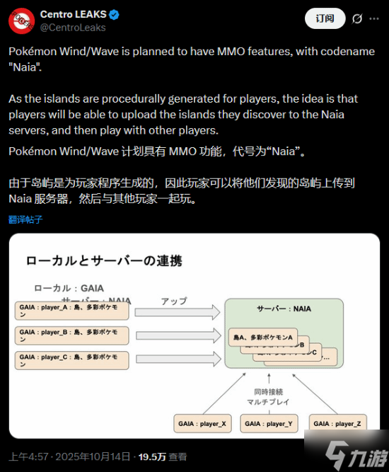 曝新世代寶可夢為開放世界+MMO！玩家寶可夢“獨(dú)一無二”