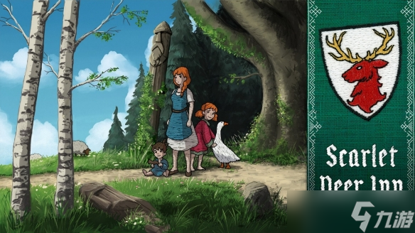 刺绣平台冒险游戏《Scarlet Deer Inn》邀你于 Steam 新品节期间体验免费试玩!携手全新发行商 Aurakenn Games,共织奇幻旅程