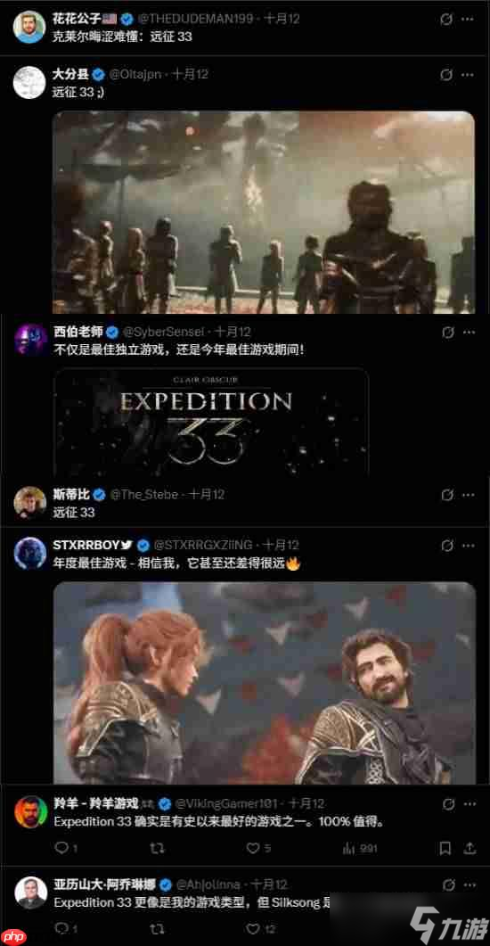 TGA官方询问年度最佳独立游戏 《光与影：33号远征队》呼声超高！