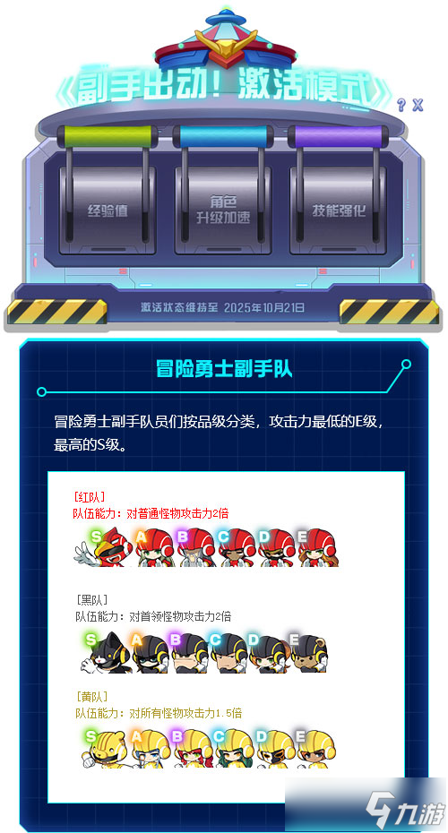 《冒險島》V220版本歡樂駕到！夜晚的馬戲團之地球防御本部！