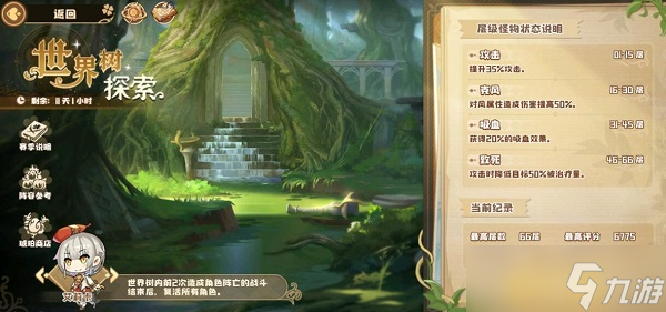 四叶草剧场世界树多少层