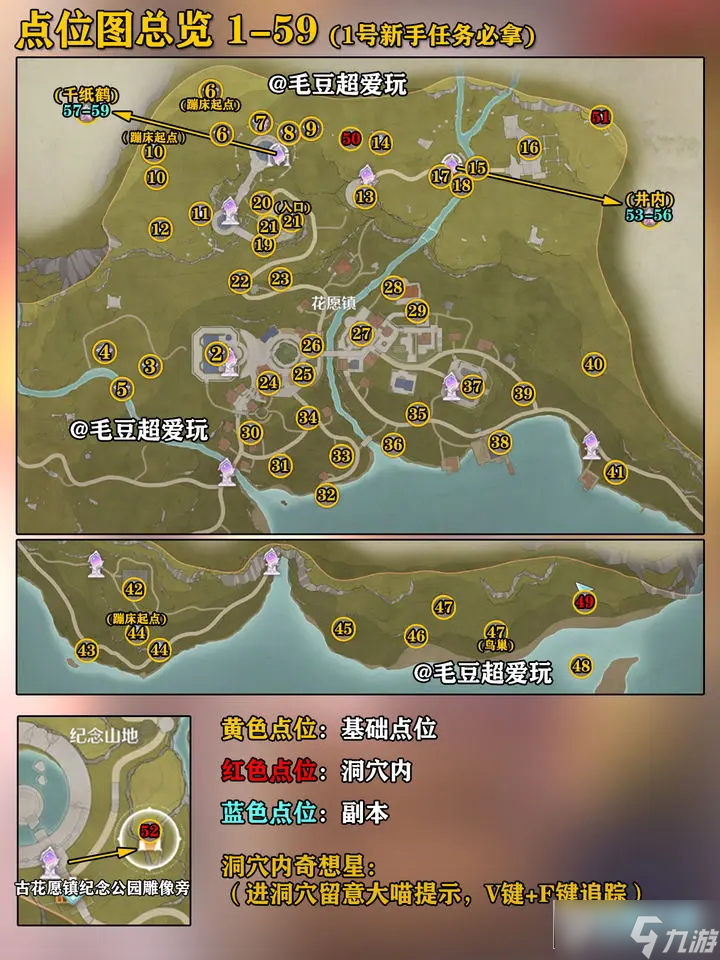 無限暖暖花愿鎮(zhèn)奇想星分布圖_花愿鎮(zhèn)奇想星全收集攻略