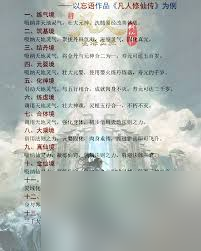 凡人修仙傳境界怎么劃分