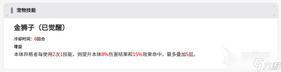 伊瑟金獅子好用嗎 伊瑟手游金獅子實戰(zhàn)攻略