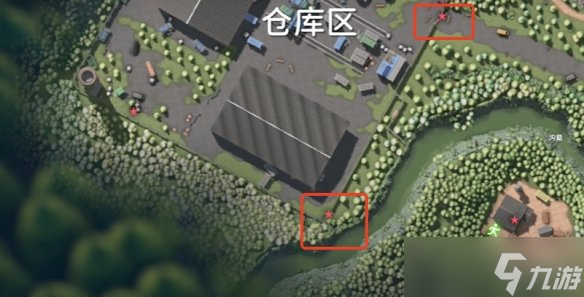 《逃離鴨科夫》倉庫區(qū)地圖詳情