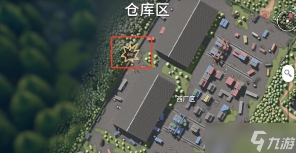 《逃離鴨科夫》倉庫區(qū)地圖詳情