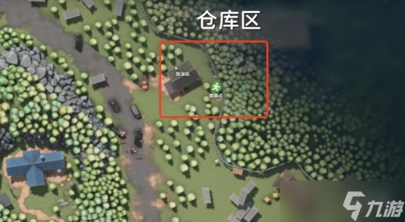 《逃離鴨科夫》倉庫區(qū)地圖詳情