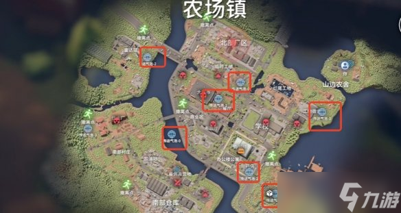 《逃離鴨科夫》農(nóng)場(chǎng)區(qū)地圖詳情