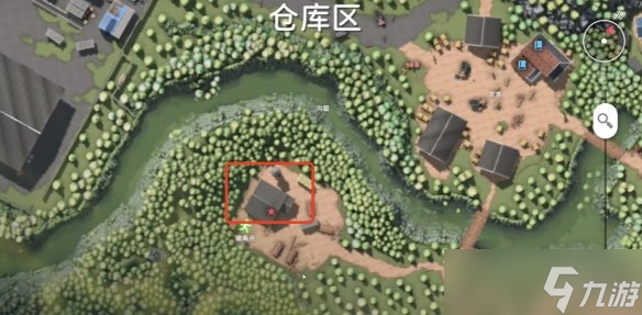 《逃離鴨科夫》倉庫區(qū)地圖詳情