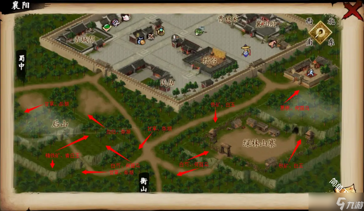 武林俠影各材料獲取位置地圖詳情一覽