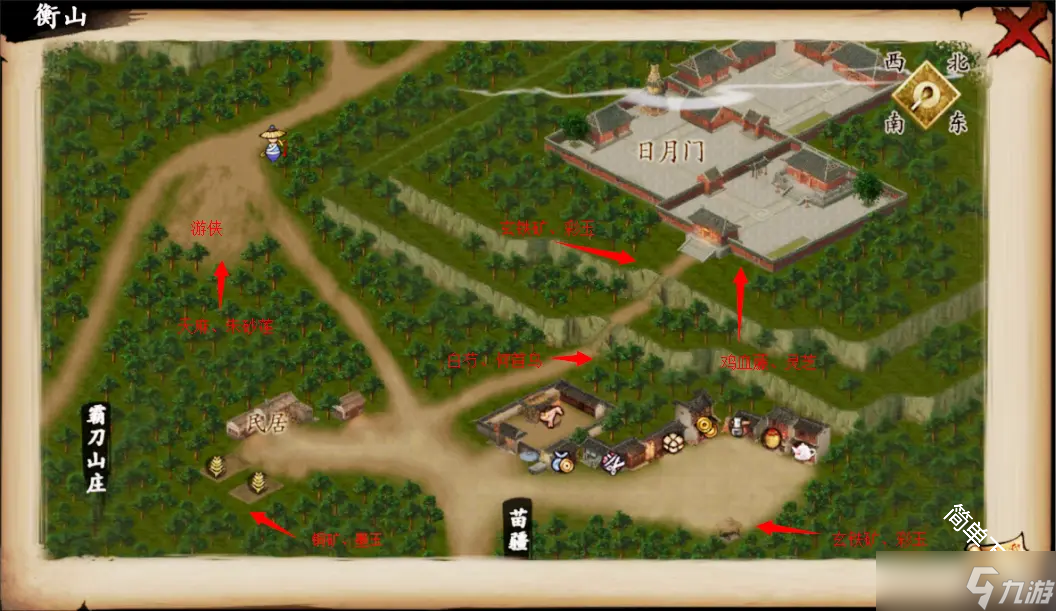 武林俠影各材料獲取位置地圖詳情一覽