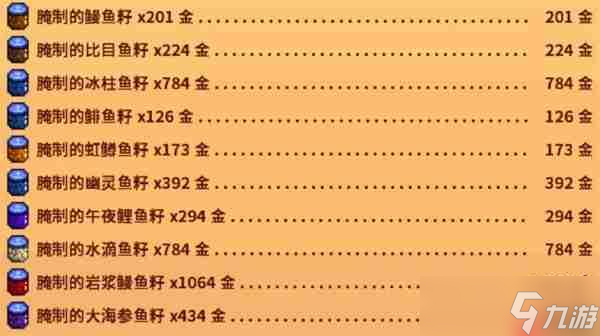 星露谷物語高收益罐頭瓶產(chǎn)品分享