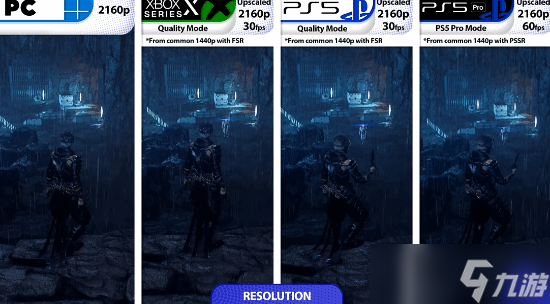 忍者龙剑传4多平台画质对比 PS5 Pro新增专属模式