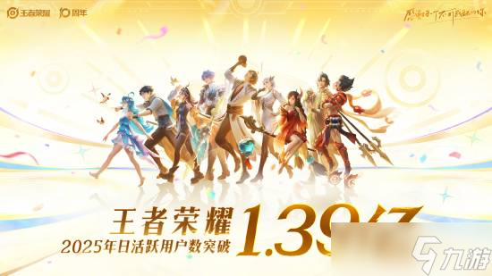 王者荣耀十周年盛典 日活破1.39亿,全球月活超2.6亿