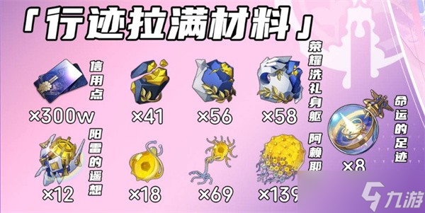 崩坏星穹铁道昔涟培养材料总览