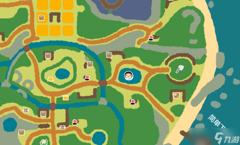 舒舒服服小岛时光全鱼类钓鱼位置分享图