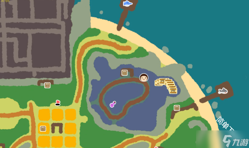 舒舒服服小岛时光全鱼类钓鱼位置分享图