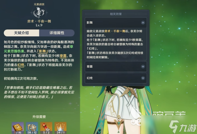 原神奈芙尔圣遗物推荐 原神奈芙尔圣遗物词条提升建议