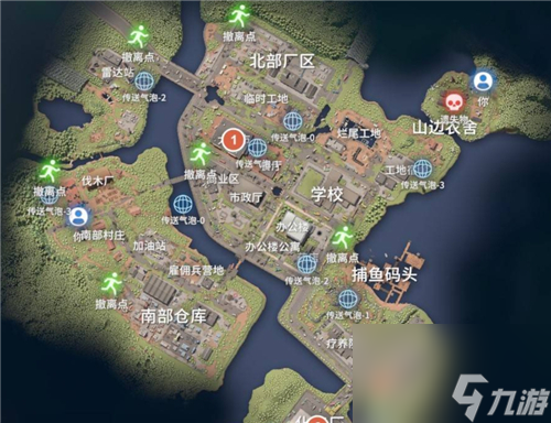 逃离鸭科夫农场镇清图路线