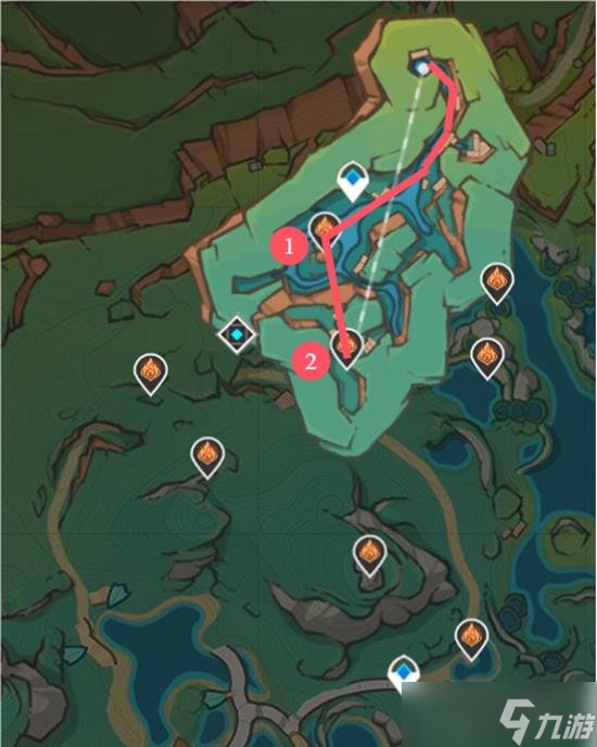 原神纳塔火神瞳搜集攻略和路线分享 第八期