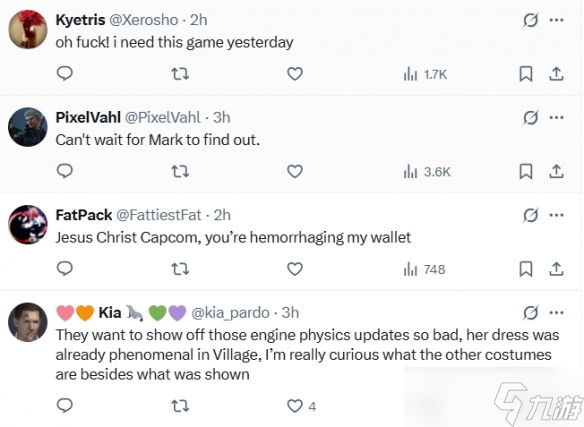 玩家大赞《生化危机9》八尺夫人皮肤:这下不得不买了!