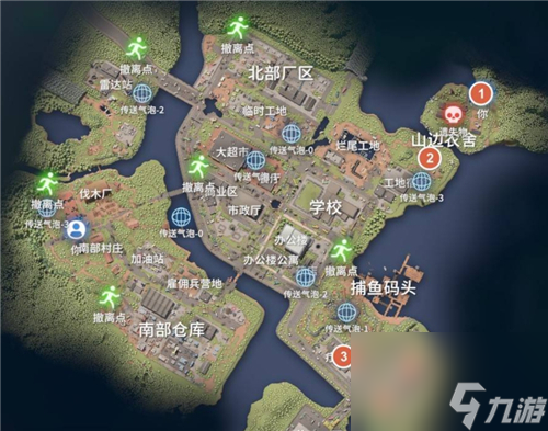 逃离鸭科夫农场镇清图路线