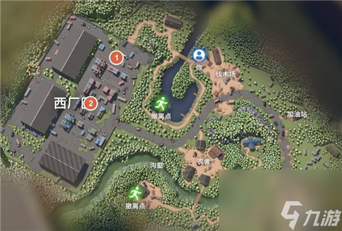 逃離鴨科夫倉庫區(qū)清圖路線