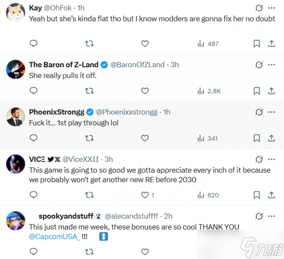 玩家大赞《生化危机9》八尺夫人皮肤:这下不得不买了!