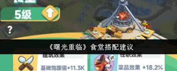 曙光重臨食堂如何搭配