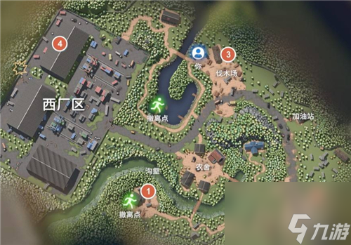 逃離鴨科夫倉庫區(qū)清圖路線