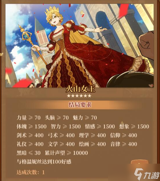 火山的女儿全结局达成条件图文介绍