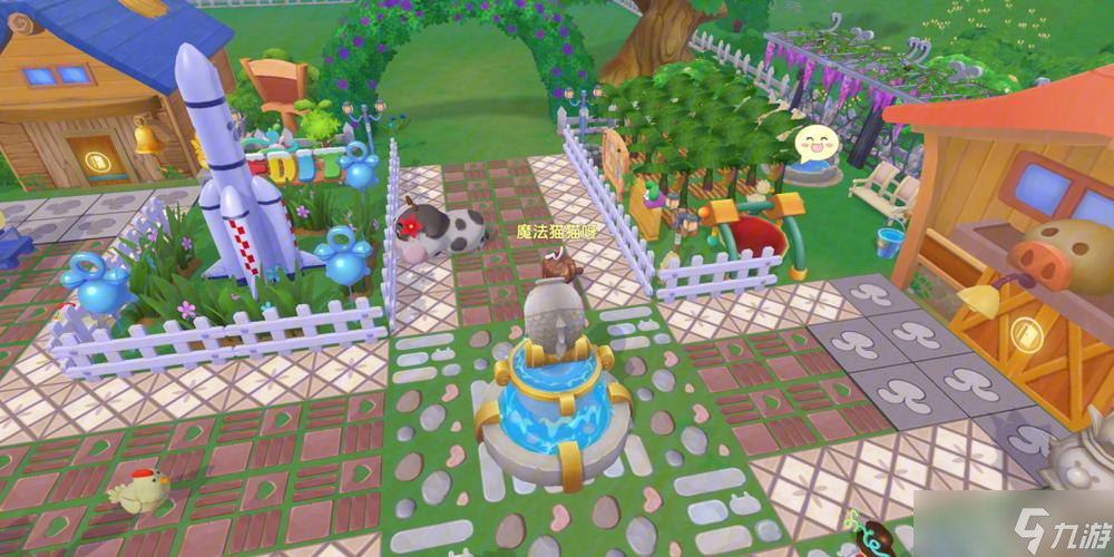 摩尔庄园里的家具怎么放到邻居箱