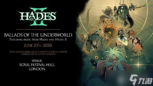《女神异闻录》《哈迪斯》专场将于皇家节日音乐厅上演