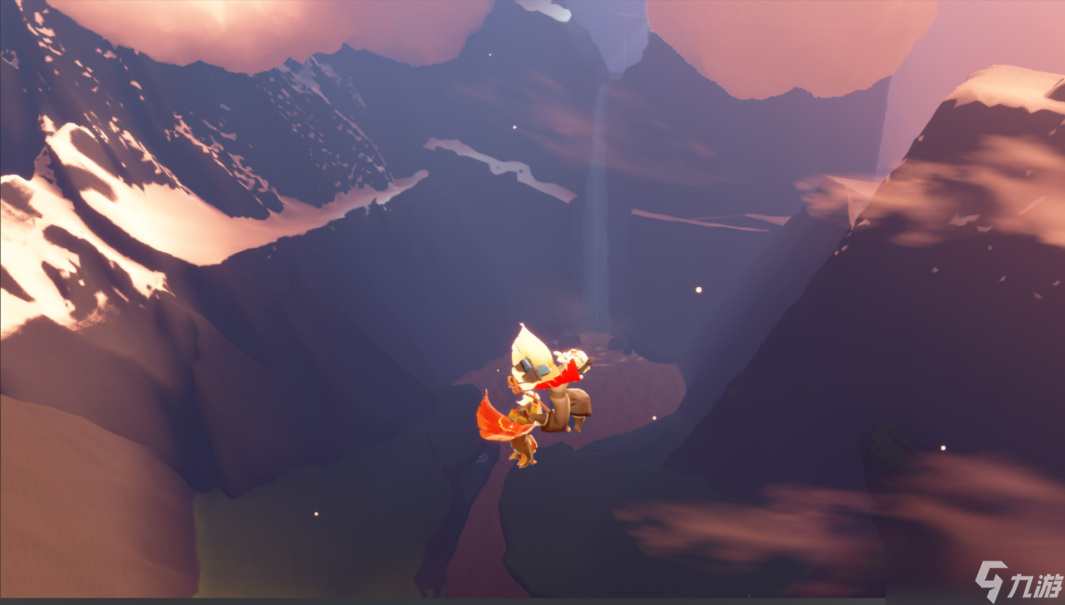 光遇怎么向下螺旋飛