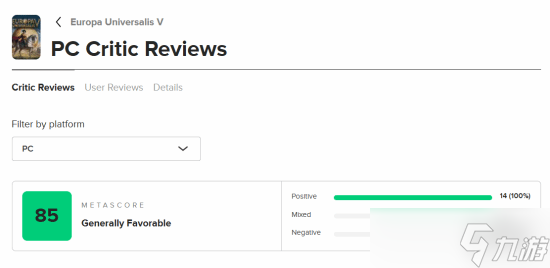 《歐陸風(fēng)云5》M站85分:極具吸引力 重塑戰(zhàn)略游戲新標(biāo)桿