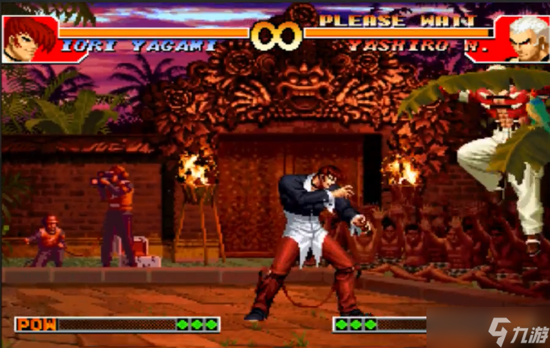 拳皇97空中防御怎么用