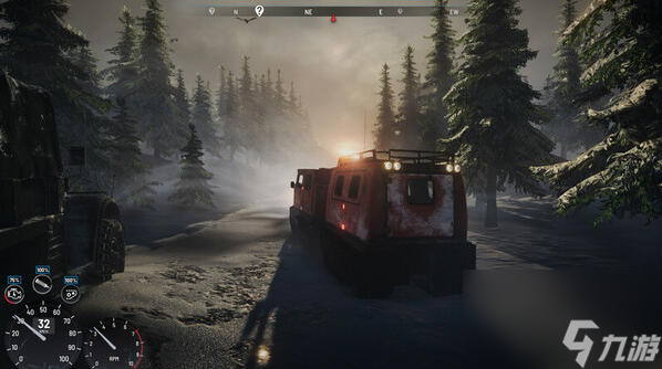 雪地車生存駕駛模擬《冰雪之地》Steam頁(yè)面上線