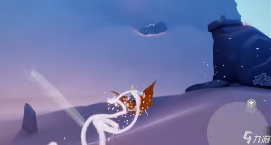 光遇在飞行的时候怎么转圈圈