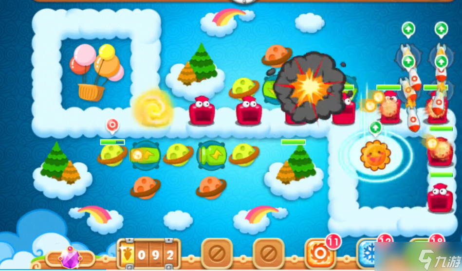 保卫萝卜怎么玩攻略56关