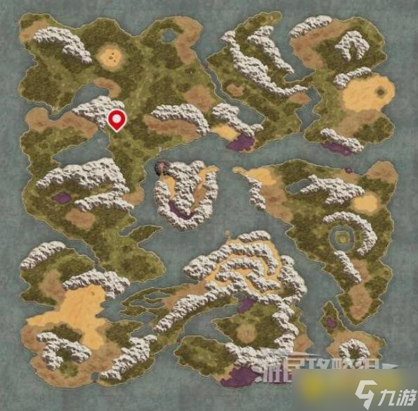 《勇者斗恶龙1重制版》拉达托姆西北森林秘密地点位置图解-拉达托姆西北森林隐藏宝箱位置