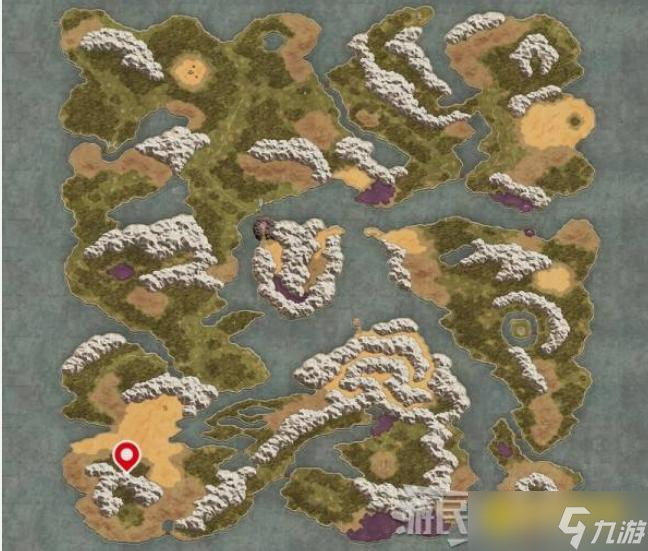 《勇者斗恶龙1重制版》多姆多拉旁边森林秘密地点位置图解-多姆多拉旁边森林隐藏宝箱位置