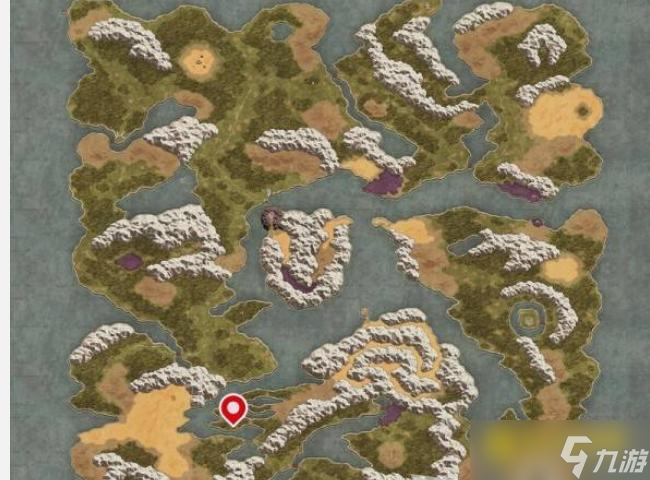 《勇者斗恶龙1重制版》岩泣岛西南森林秘密地点在哪里图解-岩泣岛西南森林隐藏宝箱在哪里