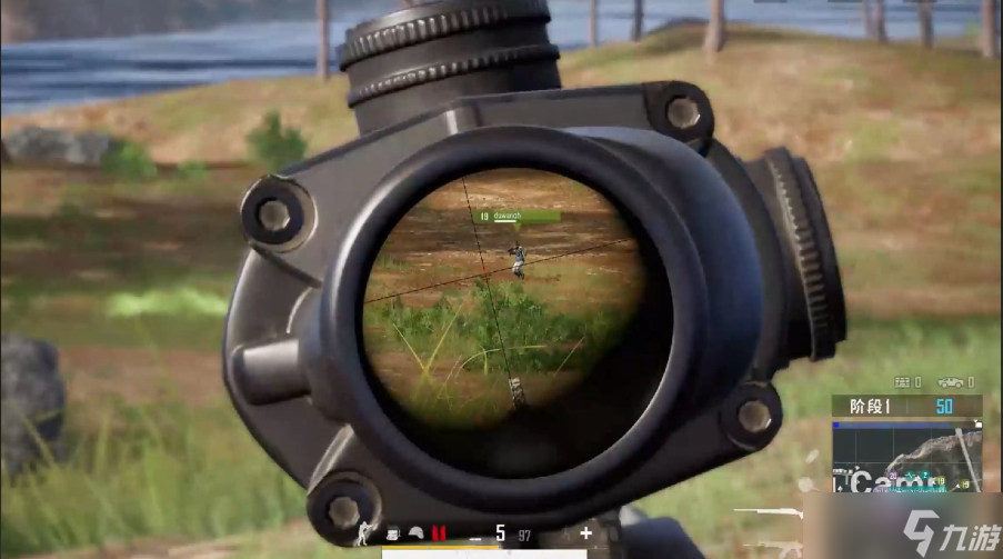 绝地求生人在跑怎么用狙击打