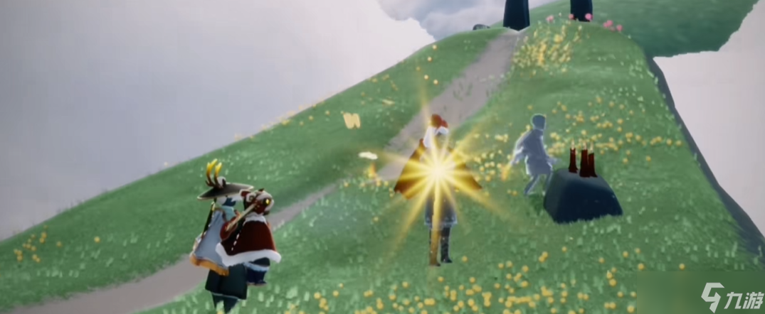 光遇如何获得礼花的动作