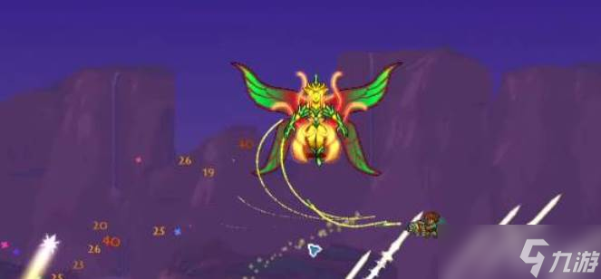 泰拉瑞亚链式机枪巨兽鲨对比