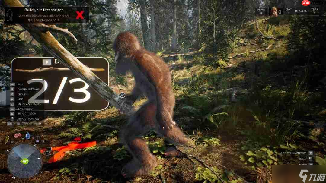 大脚怪模拟游戏《Bigfoot Life》现已登陆Steam