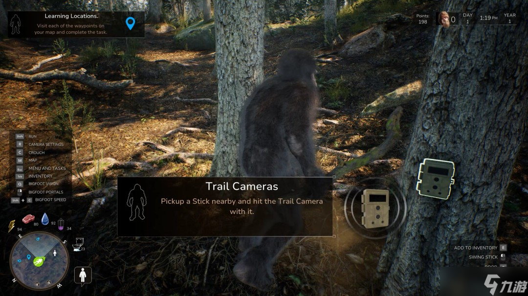 模擬大腳怪生活的游戲《BigfootLife》如今已登陸Steam