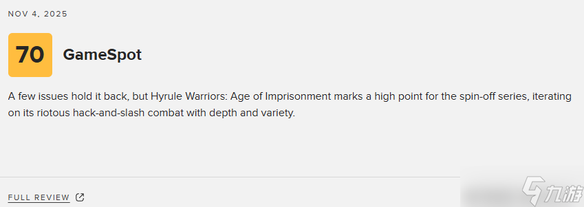 M站给出79分,《塞尔达无双:封印战纪》勇攀无双游戏巅峰!